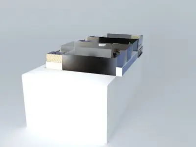 Ixtapa Melia apartments Free 3D model