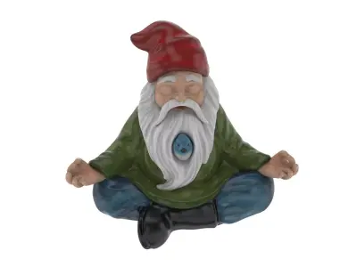 Gnome Statue 01 3D model