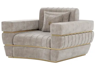 Fertini Casa Luxury Signature Armchair 3D model