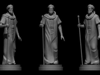 Ali-Shir Navai - Alisher Navoi Statue 3D print model