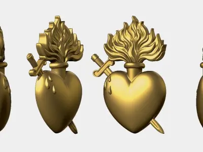 Heart 02 3D print model