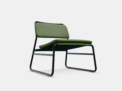 LINNEBACK Easy chair 3D model