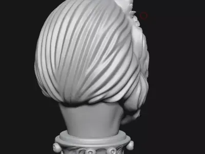Dog sculpture 3D print model buy
