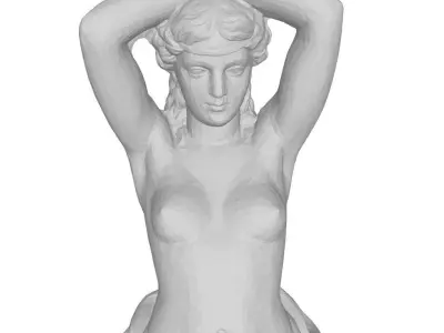 Caryatid 3D model 3D model