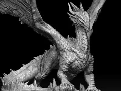 Elder Red Dragon  3D model