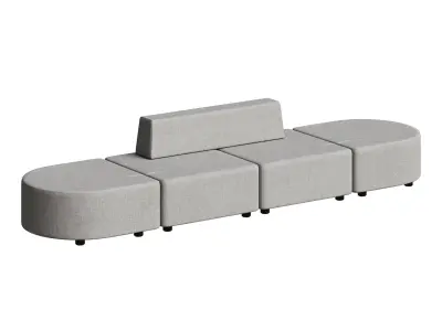 Sitland Lido Sofa 3D model