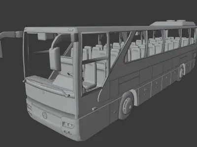 Mercedes Benz o403-o350 Tourismo Bus Low-poly 3D model