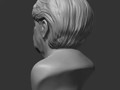 Angela Merkel 3D print model 3D print model