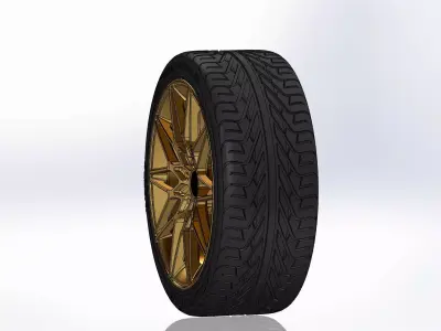 Wheels Forgeline MT1 19inch for your scale model 3D print model