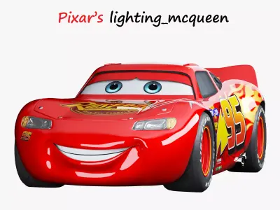 Pixar lightingmcqueen Car model 3D model