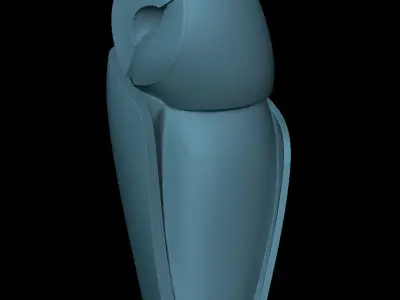 Wisdom Sentinel The Watchful Owl of Faith 3D print model