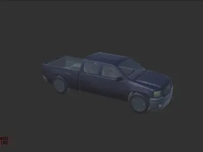 LOW POLY WORLD - STYLIZED CARS Low-poly 3D model