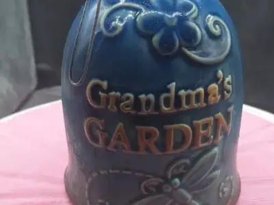 grandmas garden bell 3D print model
