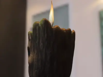 groot candle decor Low-poly 3D model