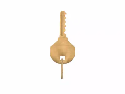 Key 3D Model Low-poly 3D model purchase