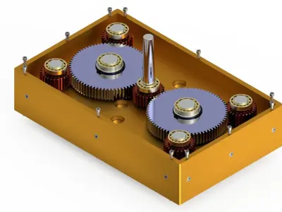 Multi Spindle Drilling Machine with Different Hole 3D model