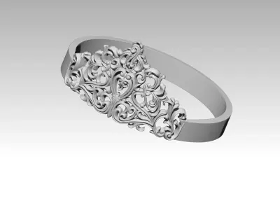Crown ring woman 3D print model