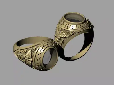 United States Navy Hospital Ring  3D print model