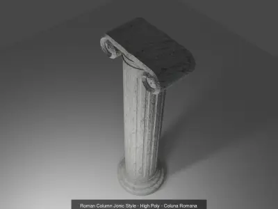 Roman Column Full Pack - Coluna Romana 3D Model Collection