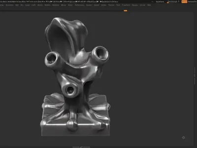 Modern Abstract Decorative sculpture 3d print model 3D print model 7