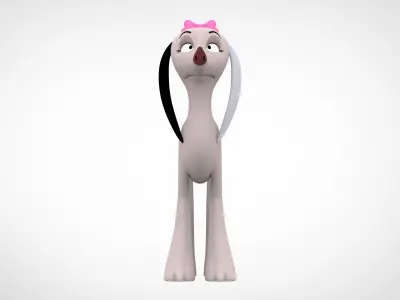 Vendella De Vil Low-poly 3D model