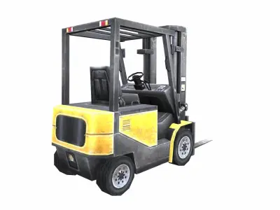 Forklift Lowpoly Low-poly 3D model