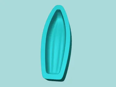 Sunflower Petal 04 - Silicone Mold Maker - Template 3D print model