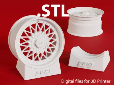 BBS RS Rim - 3D Printer 3D model