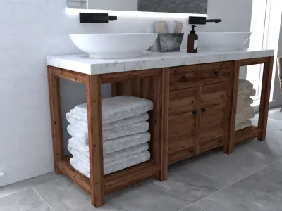 Modern Vanity 3D model