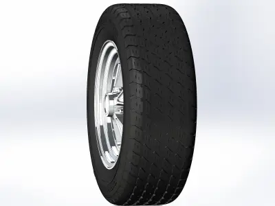 Custom wheels Legendary Wheels LW70 for your scale model 3D print model