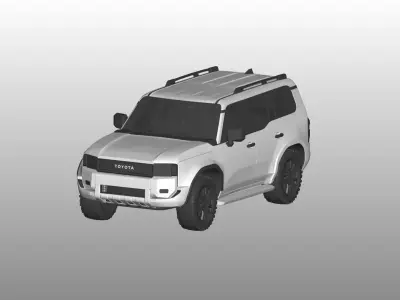 Toyota Land Cruiser 250  3D model