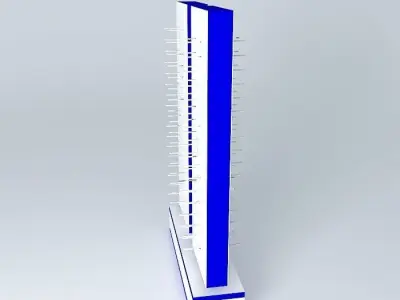 Exhibitor for glasses Free 3D model