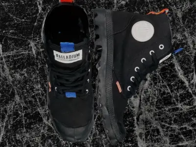 PALLADIUM PAMPA MONO METRO BLACK 3D SHOES Low-poly 3D model