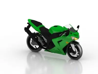 Kawasaki Ninja Motorcycle 3D model