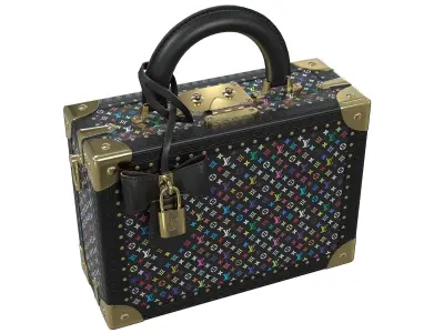 Louis Vuitton x Murakami Petite Valise Bag Low-poly 3D model