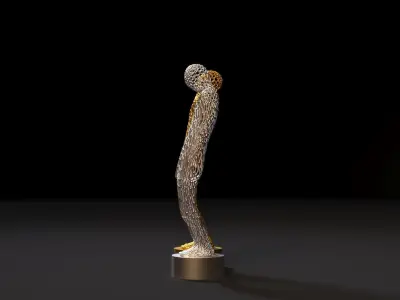 Figures in the form of men 3D print model
