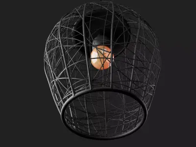 Lamp 02 Low-poly 3D model