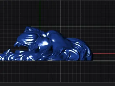 The Lion  Free 3D print model