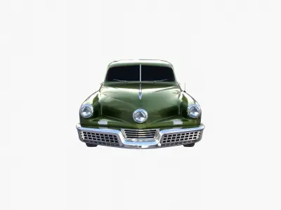 Tucker 48 Green 3D model
