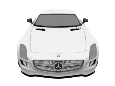 mercedes amg ecell Low-poly 3D model