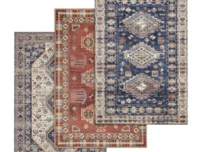 Rug Set 1486 3D model