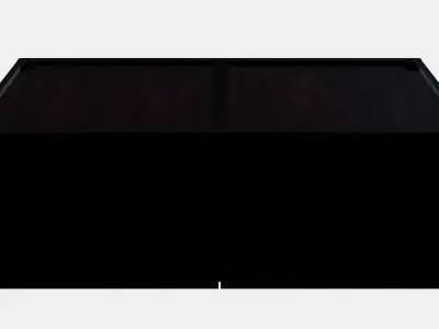 BESTA Shelf unit with glass doors 5 3D model