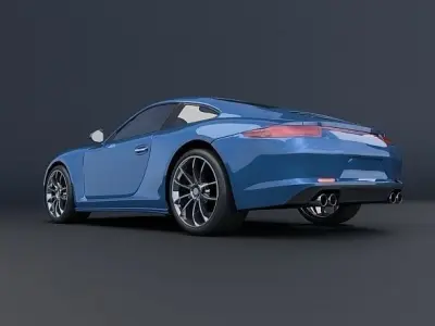 Porsche Carrera 911 4s 2014 restyled 3D model