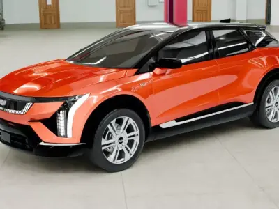 Cadillac Obtiq 2025 Low-poly 3D model