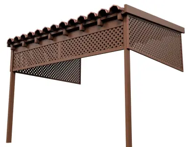 Balcony Roof 3D model