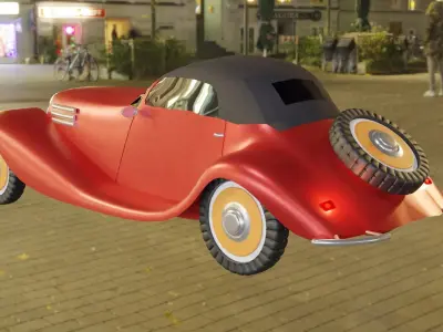 classic car model 3D model