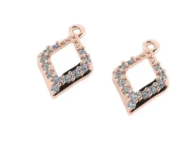 free jewelry earring  Free 3D print model