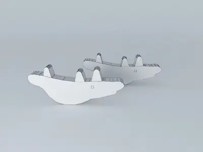 Seesaw Plastic Playground Free 3D model