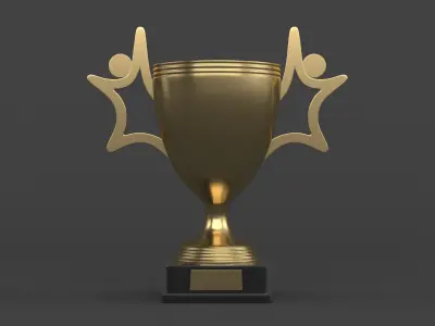 Trophy Cups 3D model 44