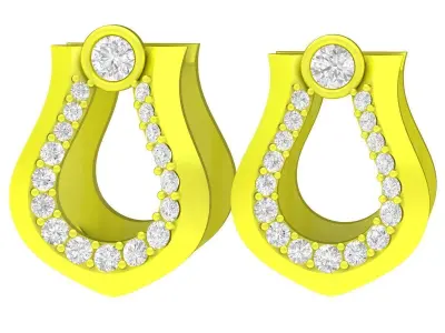 5888 luxury diamond women pendant  3D print model